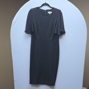 Calvin Klein Black Knee Length Dress